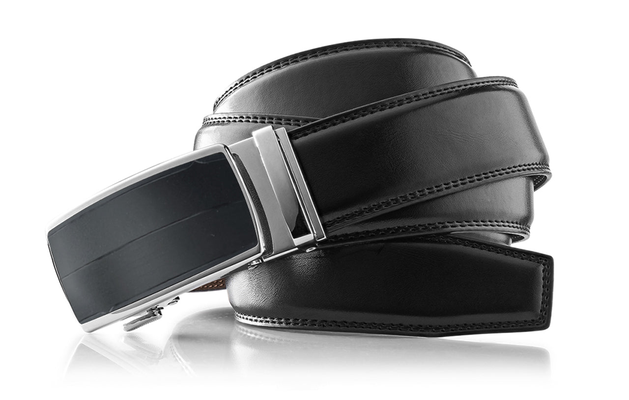Men's Roxoni Ultra Soft Geniune Leather Ratchet Buckle Belt