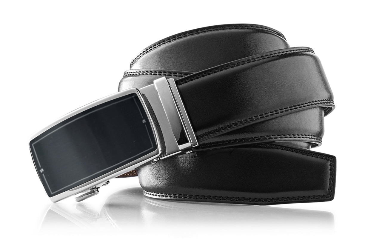 Men's Roxoni Ultra Soft Geniune Leather Ratchet Buckle Belt