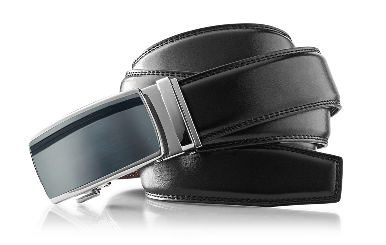 Men's Roxoni Ultra Soft Geniune Leather Ratchet Buckle Belt