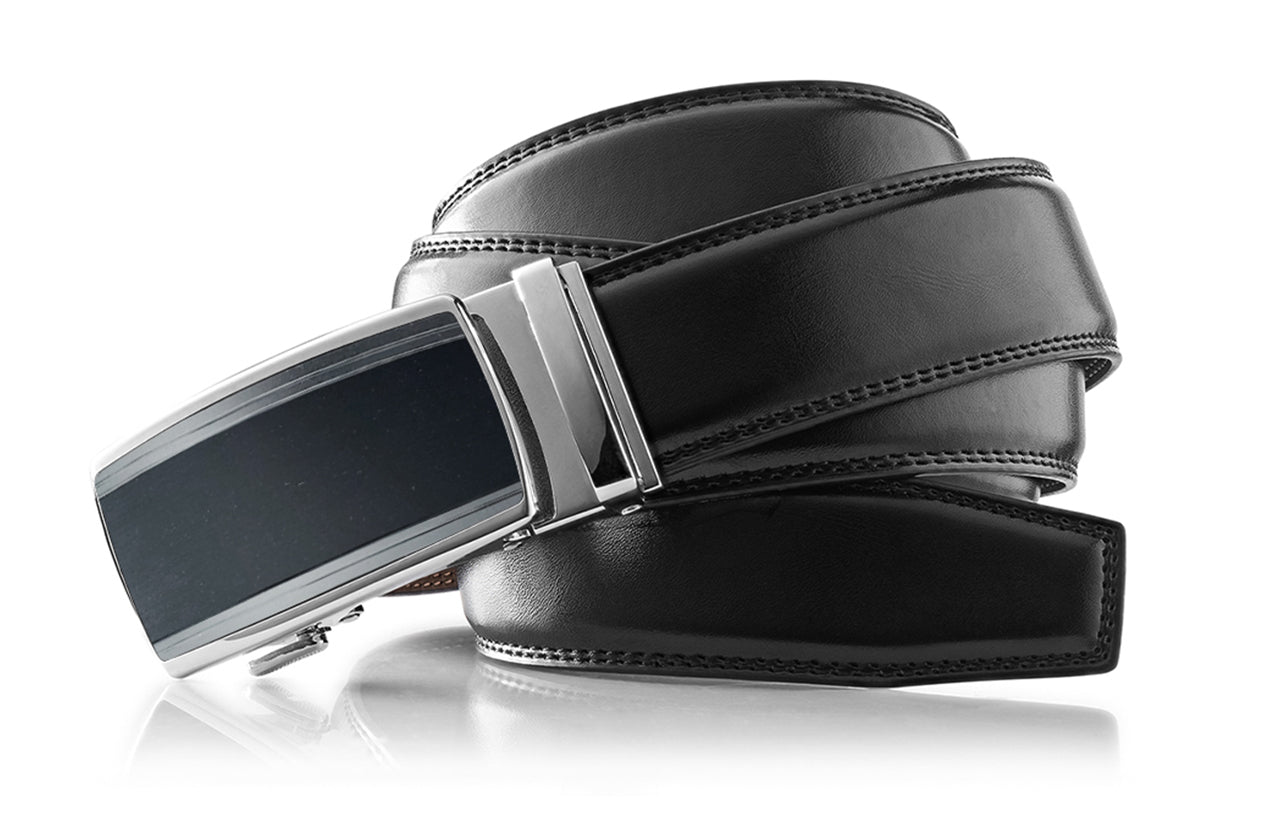 Men's Roxoni Ultra Soft Geniune Leather Ratchet Buckle Belt