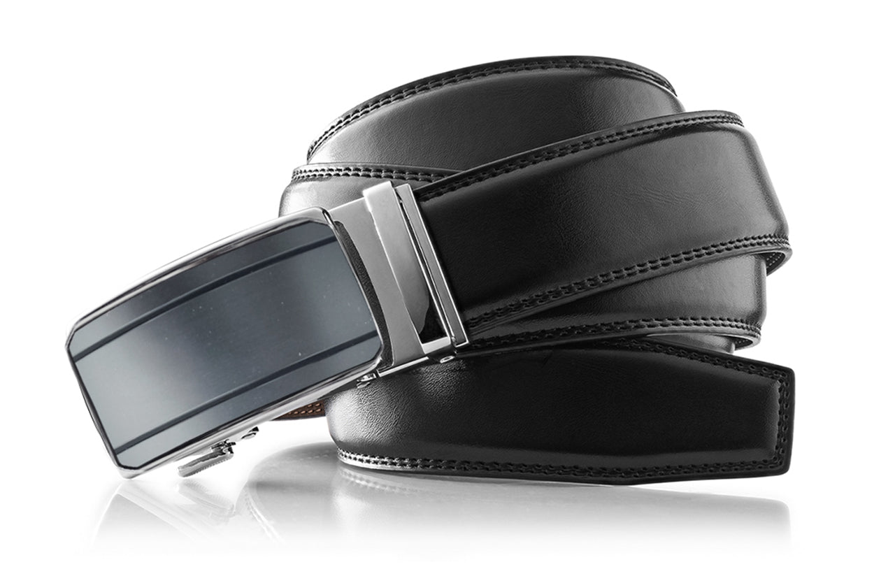 Men's Roxoni Ultra Soft Geniune Leather Ratchet Buckle Belt