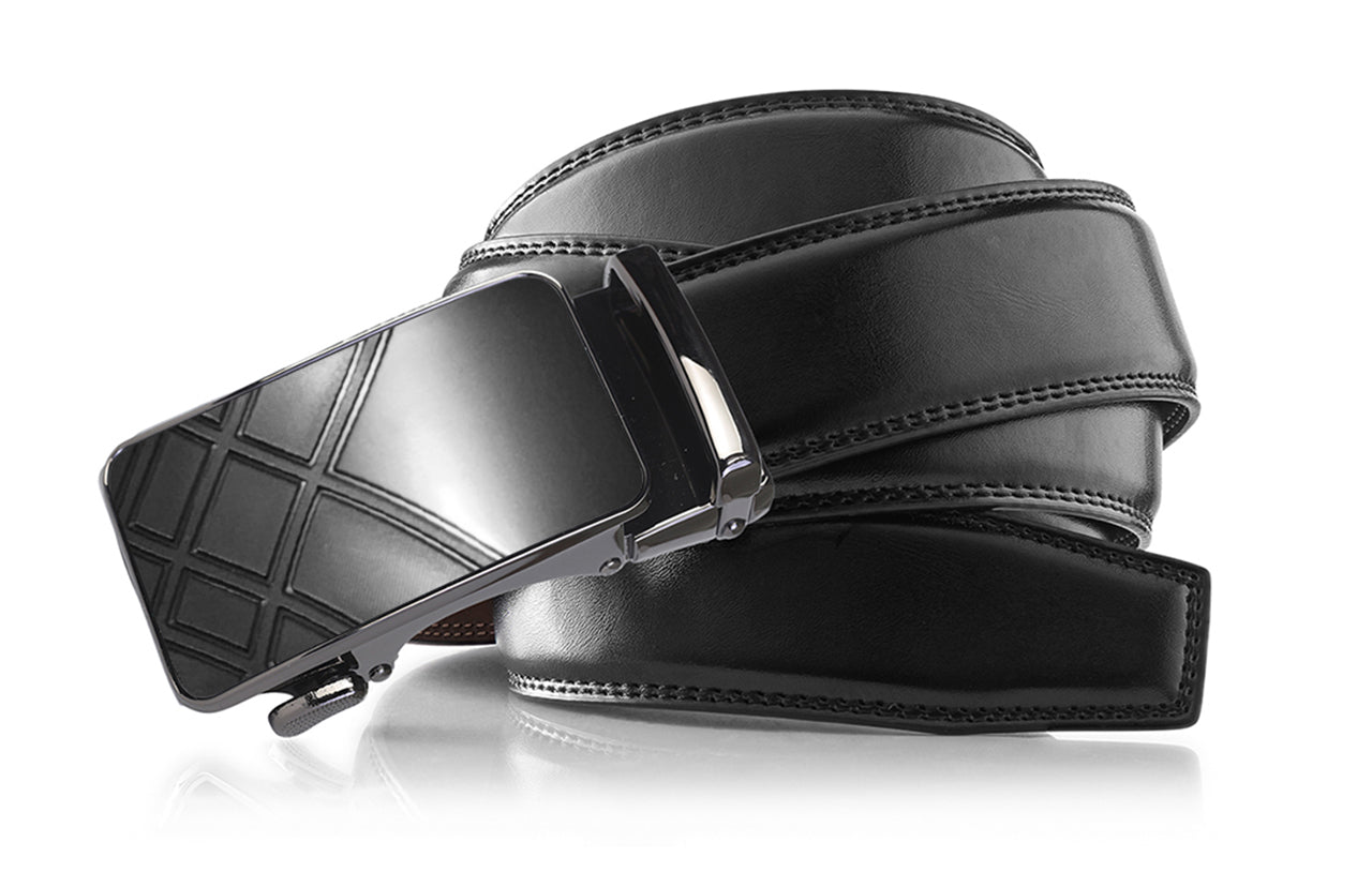 Men's Roxoni Ultra Soft Geniune Leather Ratchet Buckle Belt