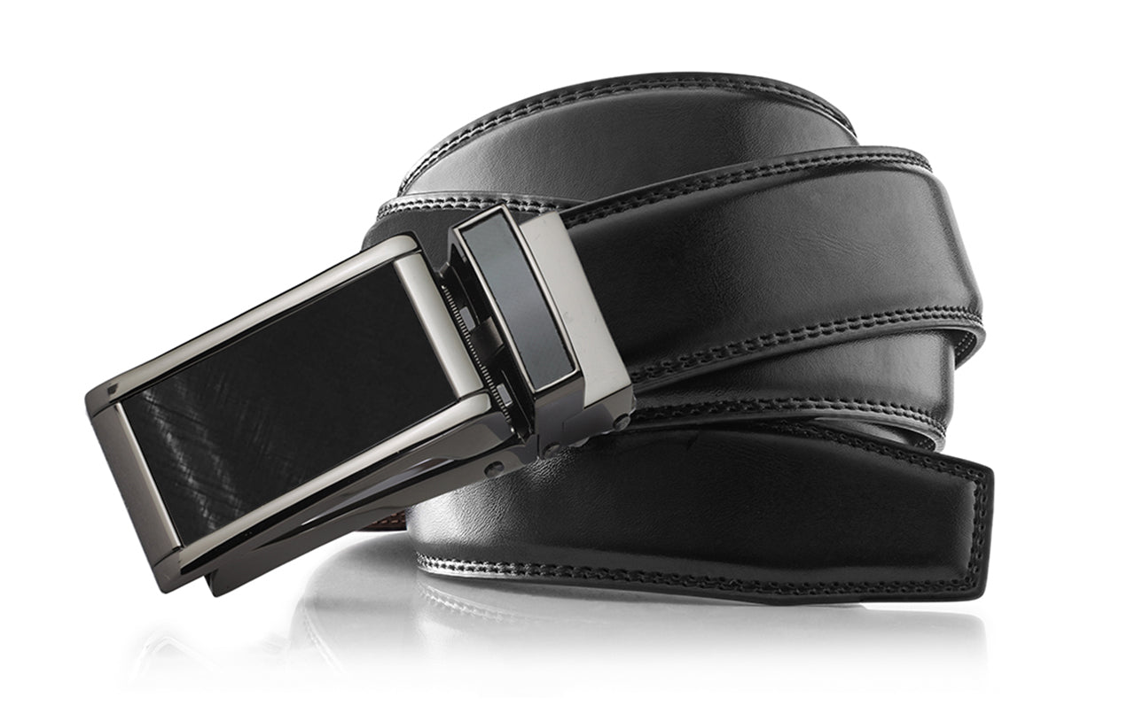 Men's Roxoni Ultra Soft Geniune Leather Ratchet Buckle Belt