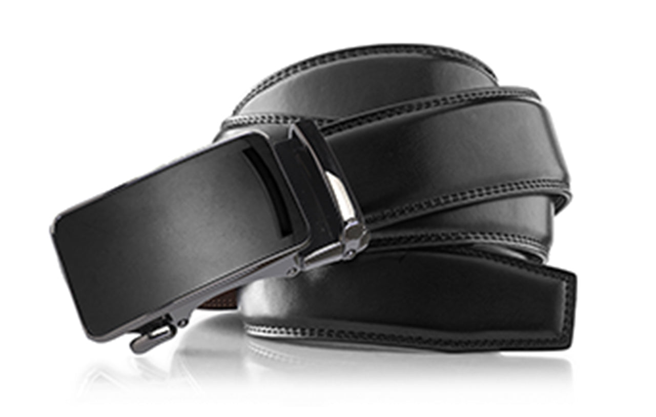 Men's Roxoni Ultra Soft Geniune Leather Ratchet Buckle Belt
