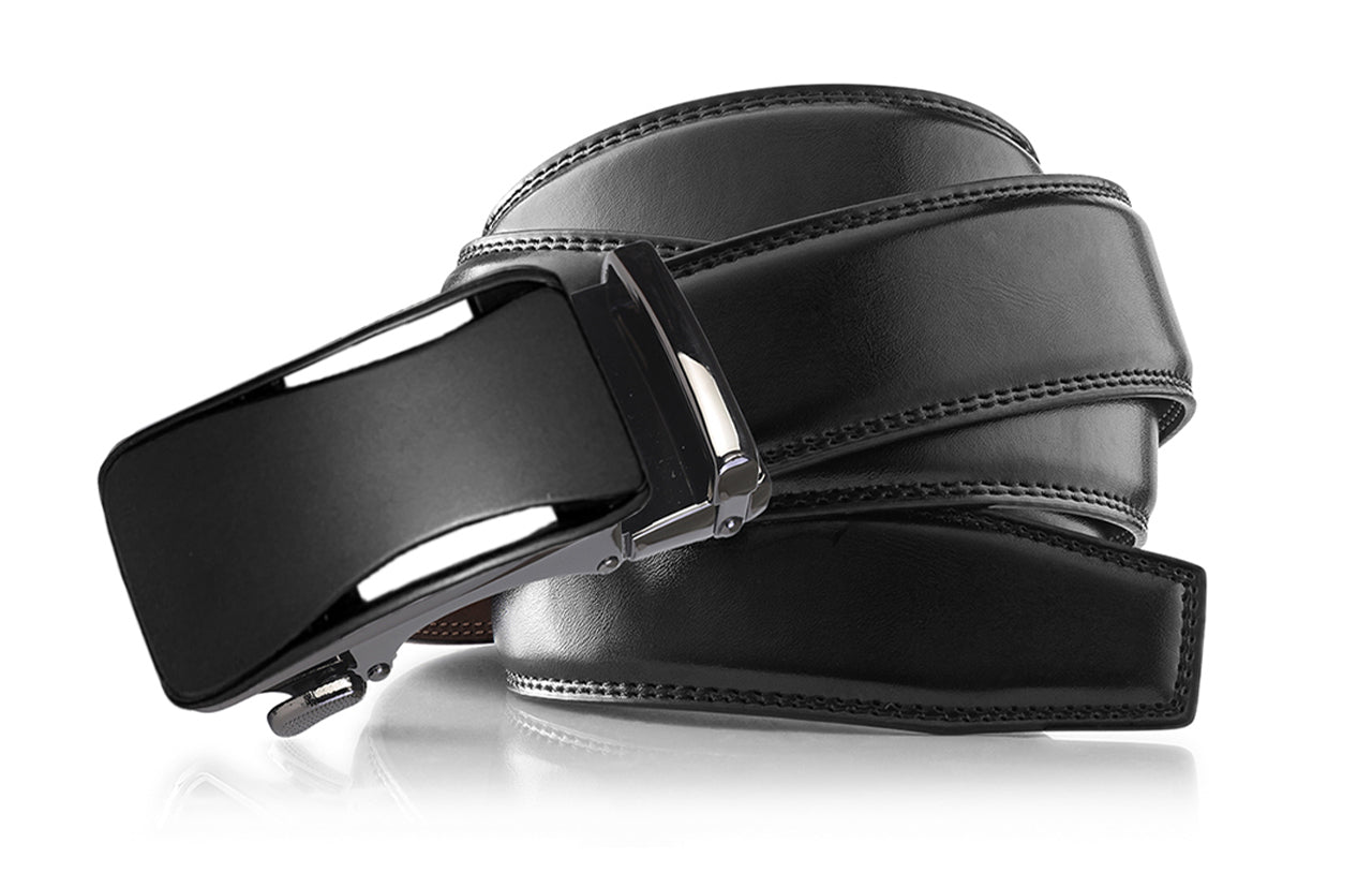 Men's Roxoni Ultra Soft Geniune Leather Ratchet Buckle Belt