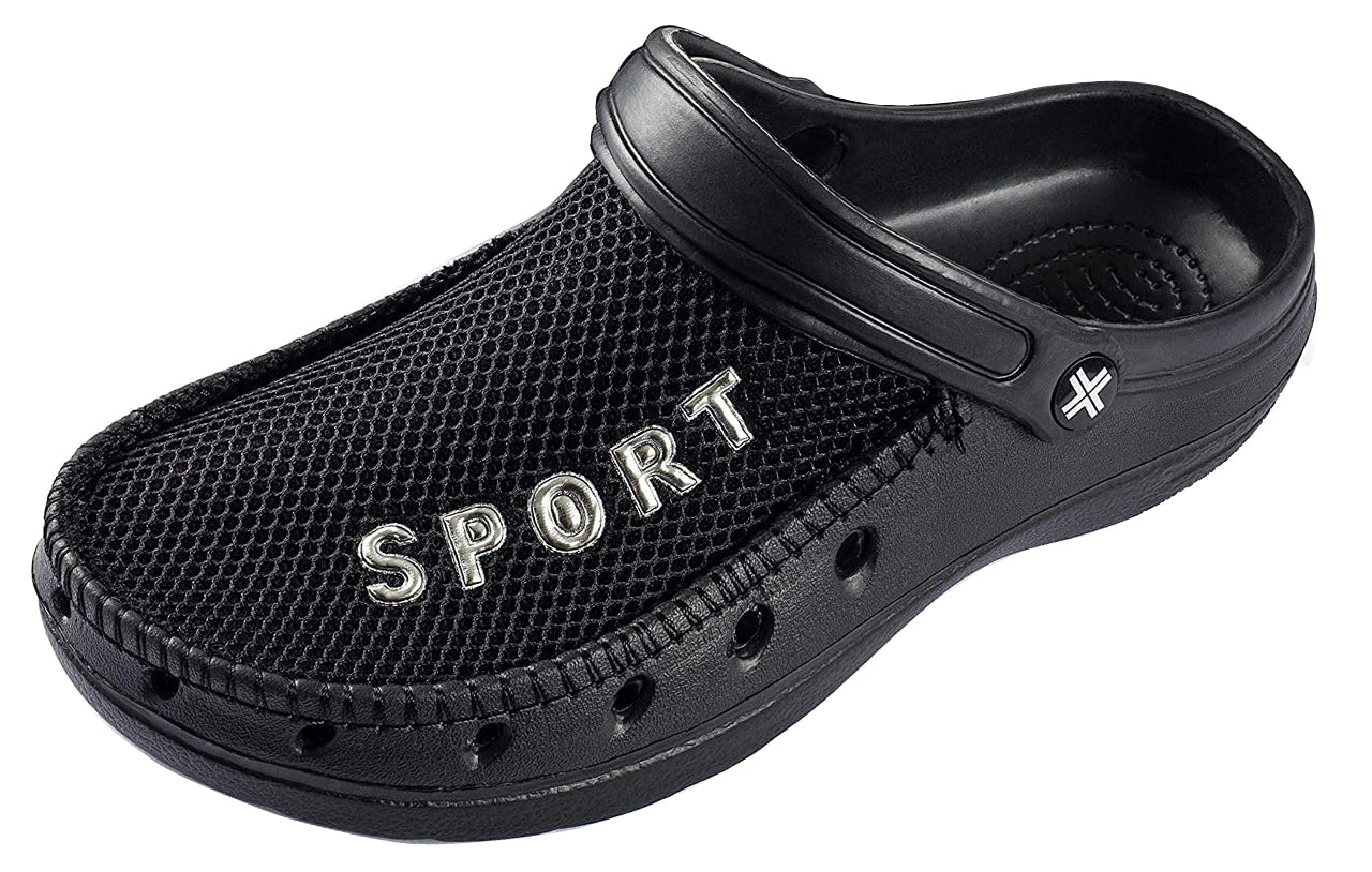 Pupeez Kids Boy's Waterproof Sports Clog Sandals