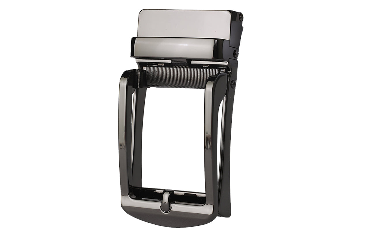 ROXONI Men's Ultra Soft Genuine Leather Ratchet Dress Belt with Automatic Buckle, Enclosed in an Elegant Gift Box