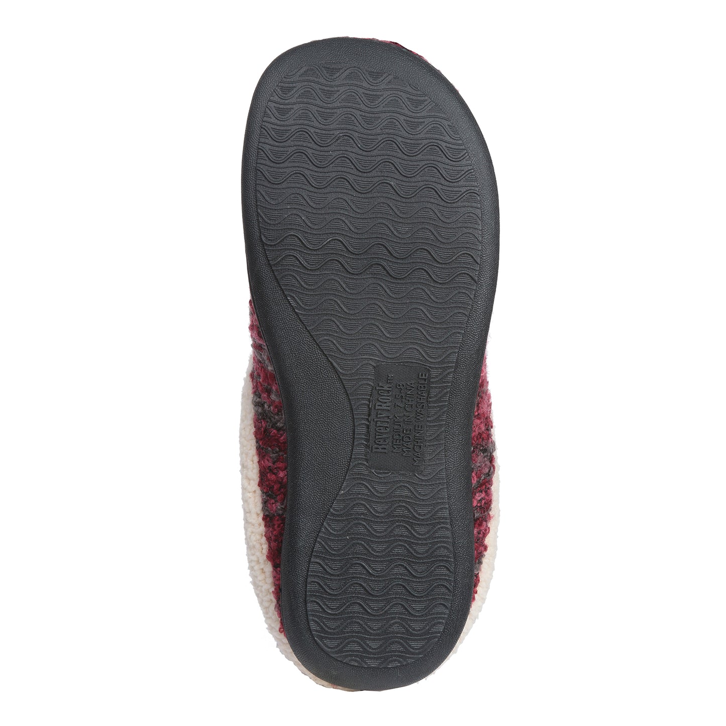 Roxoni Womens Knitted Fleece Lined Clog Slippers Warm House Shoe