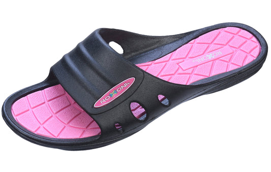 Roxoni Womens Summer Flip Flop Beach Open Toe Slide Sandals with Rubber Sole