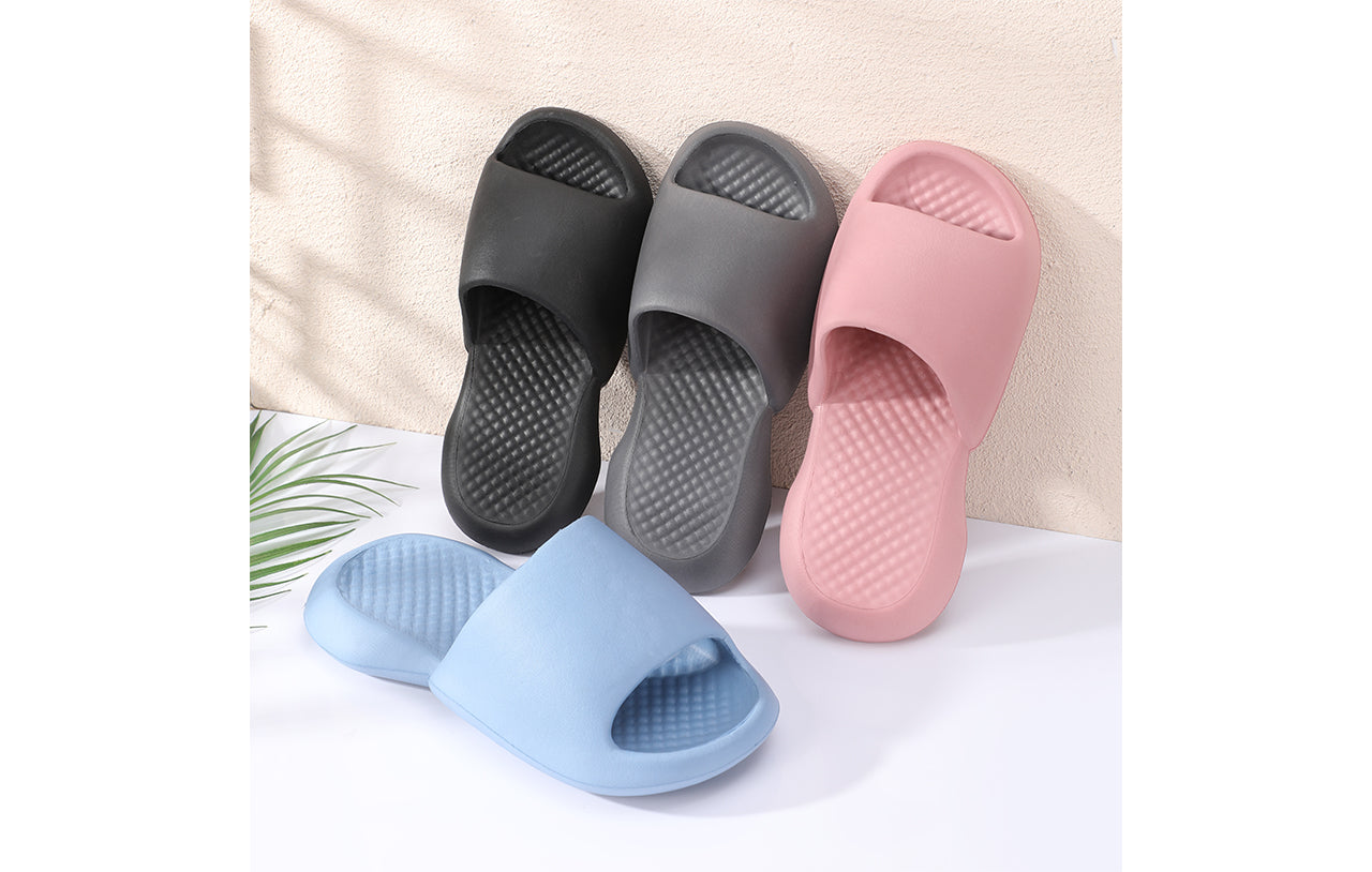 Roxoni Women's Solid Slipon Casual Comfort Soft Breathable Slippers