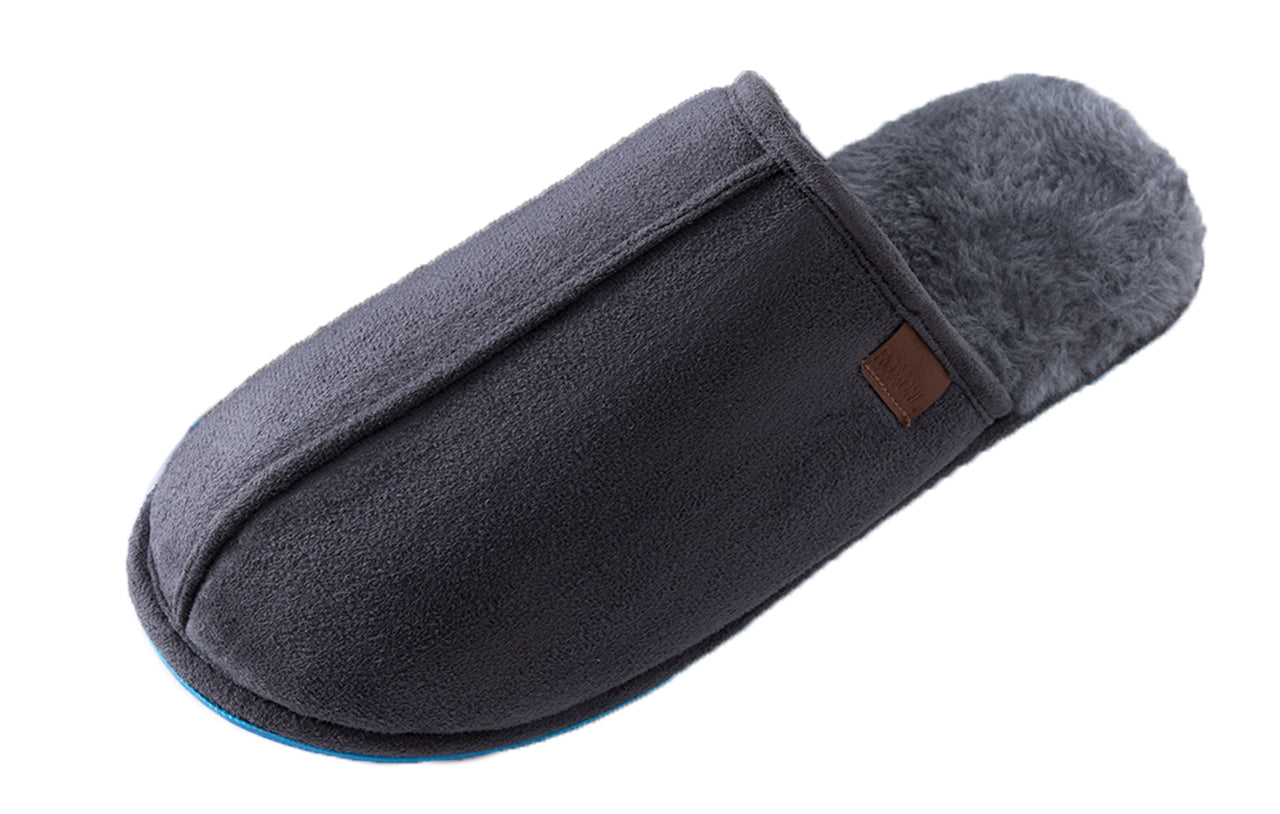Roxoni Men's Soft Warm Inner Furr Comfort House Slipper