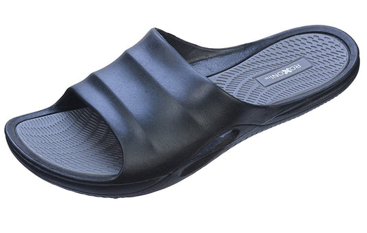 Roxoni Men's Comfort Open Toe Slide Sandals, Anti Skid Rubber Sole, -sizes 8 to 13 -style #1245