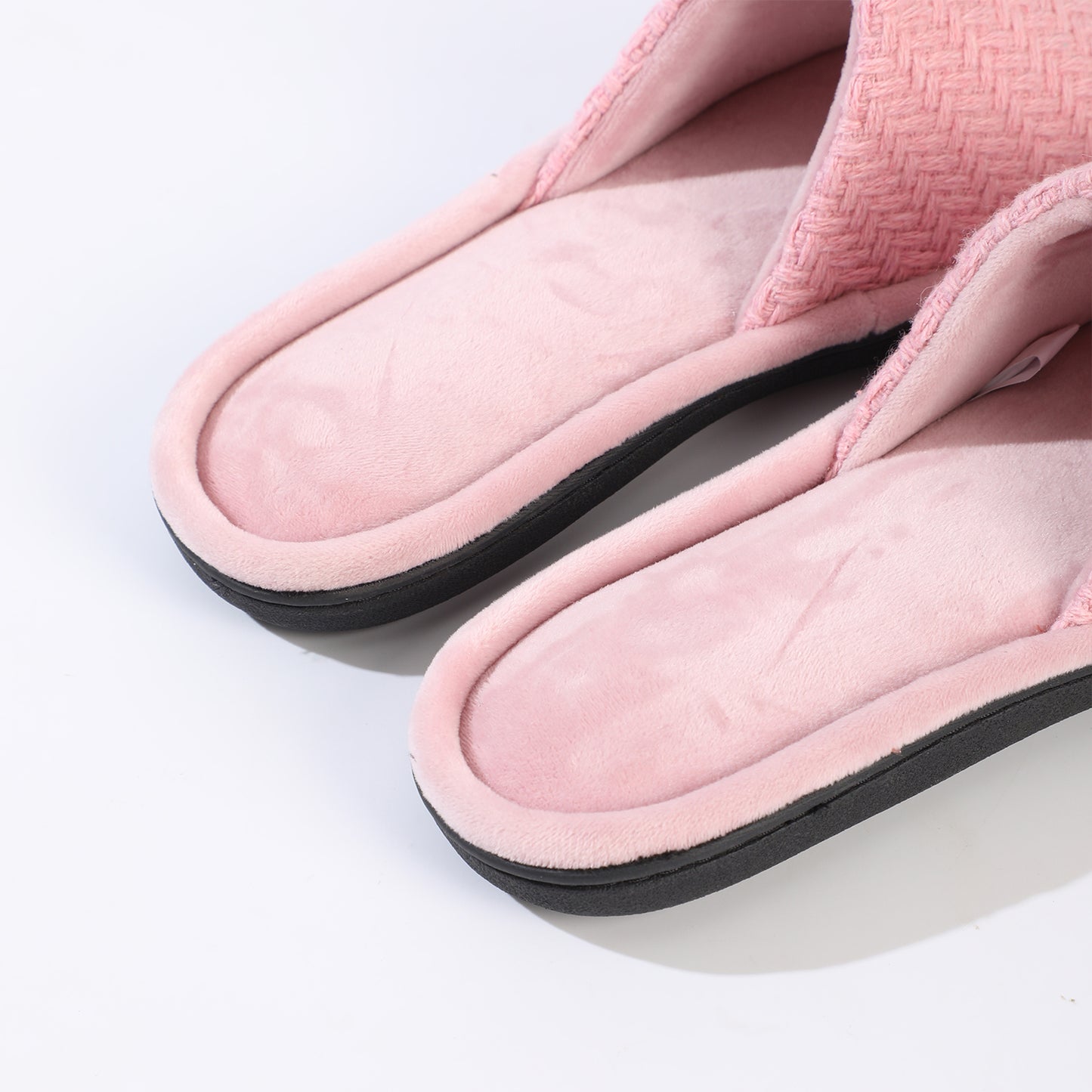 Roxoni Women's Indoor Outdoor Open Toe Rattan Fashion Slippers