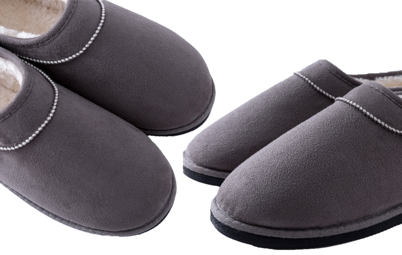 Roxoni Women's Winter Soft House Fuzzy Furry Bootie Shoes