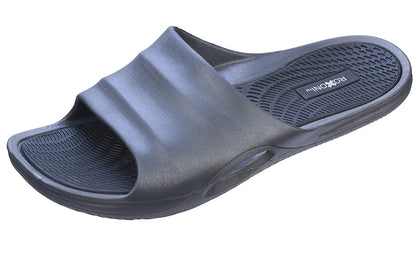 Roxoni Men's Comfort Open Toe Slide Sandals, Anti Skid Rubber Sole, -sizes 8 to 13 -style #1245