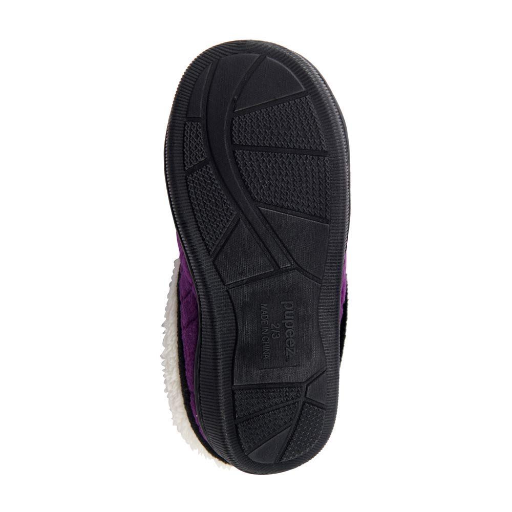 Pupeez Girls Slipper Cozy Comfort Warm Quilted Fleece Clog House Shoe