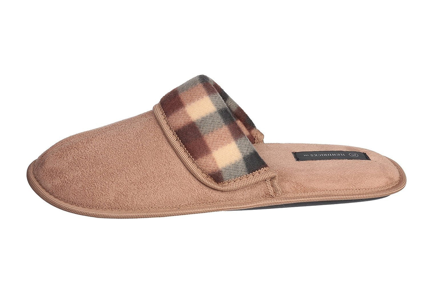 Roxoni Men's Suede Scuff Slipper Classic Style House Slipper
