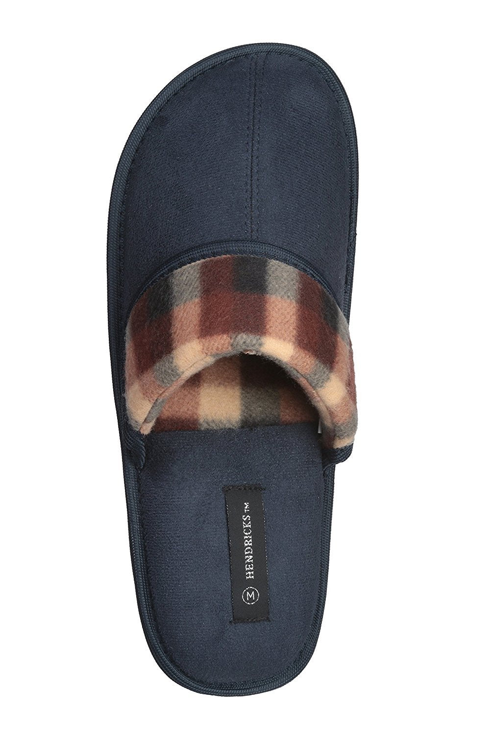 Roxoni Men's Suede Scuff Slipper Classic Style House Slipper