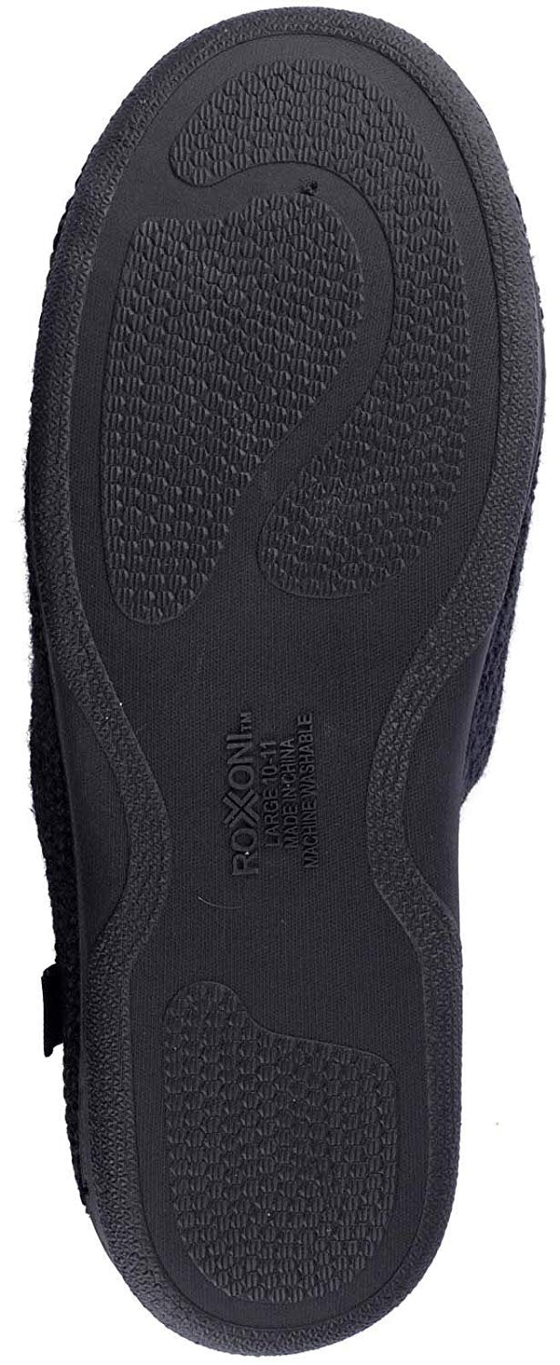 Roxoni Men’s Wool Slip-On Comfortable Knit House Slipper