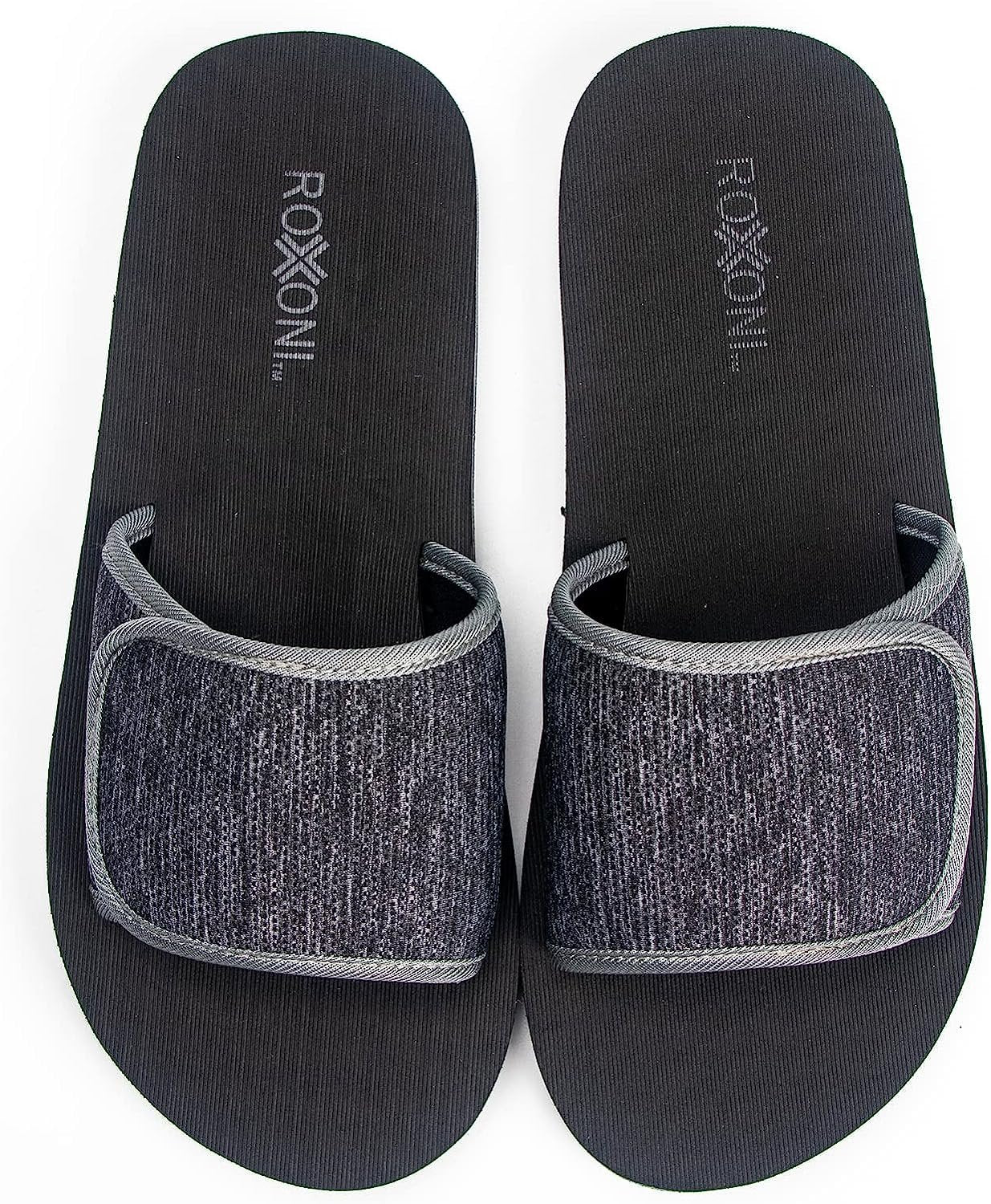 Roxoni Men’s Open Toe Slipper Sandals for Indoor/Outdoor Fashion Father and Son Matching Slipper