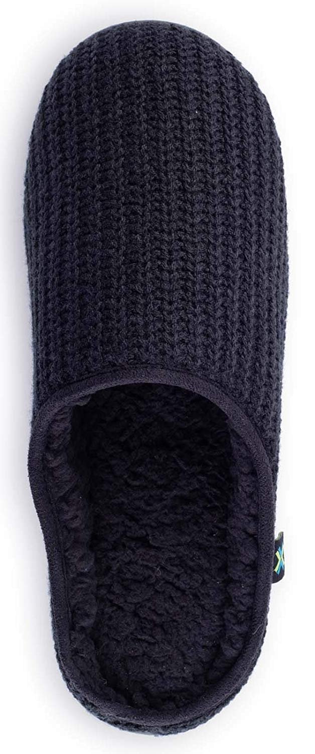 Roxoni Men’s Wool Slip-On Comfortable Knit House Slipper