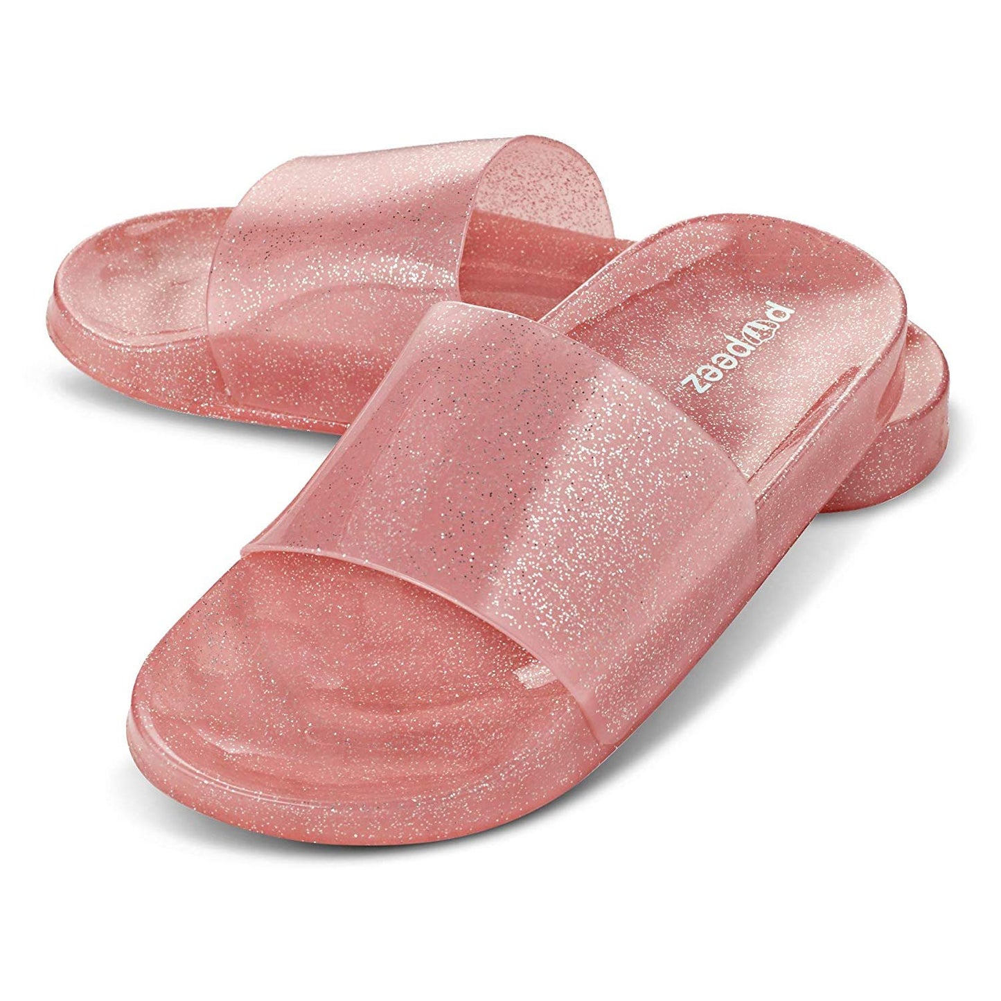 Pupeez Girls Summer Open Toe Jelly Slide Sandals