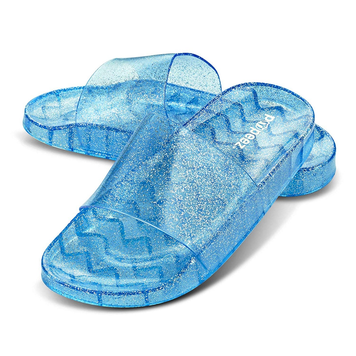 Pupeez Girls Summer Open Toe Jelly Slide Sandals