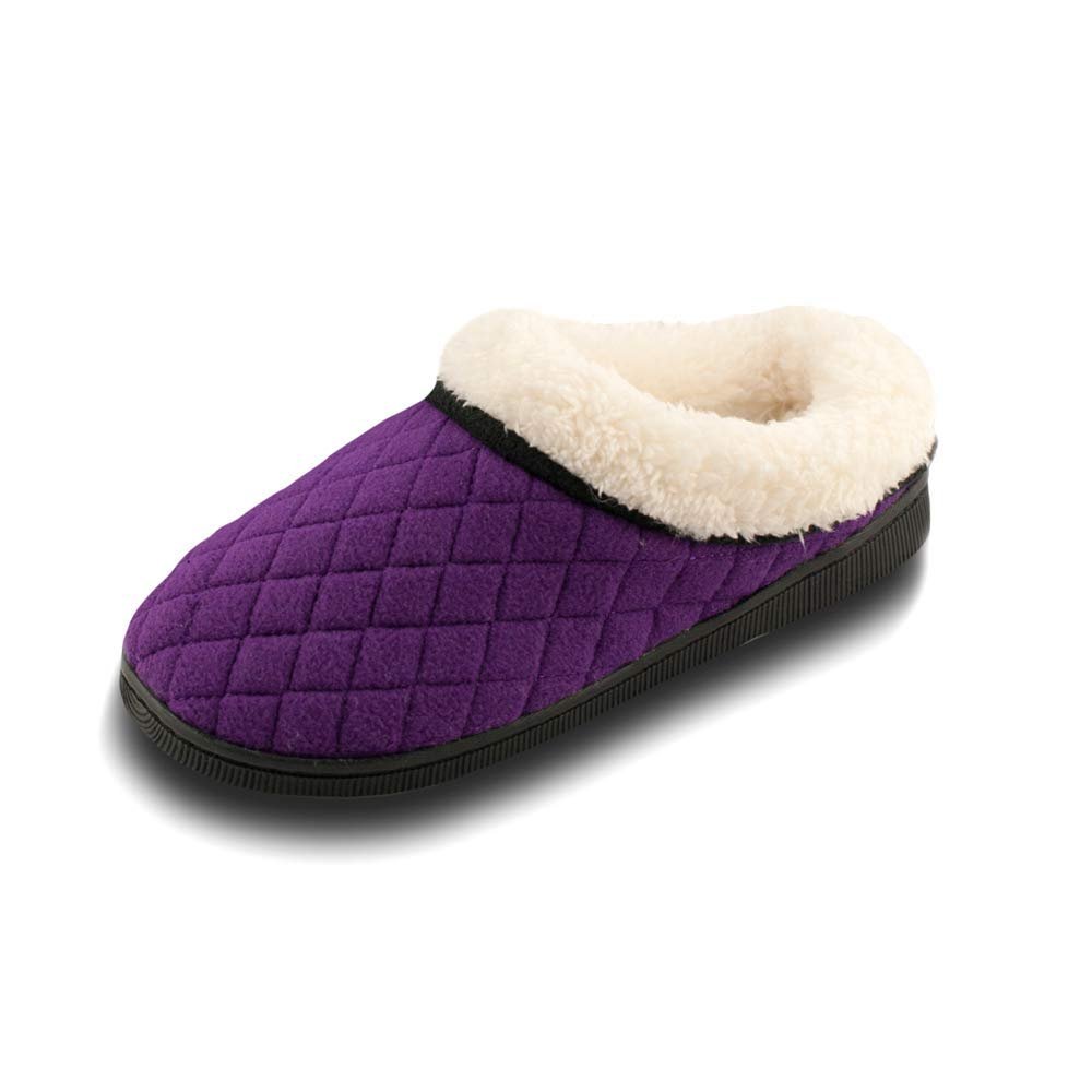 Pupeez Girls Slipper Cozy Comfort Warm Quilted Fleece Clog House Shoe