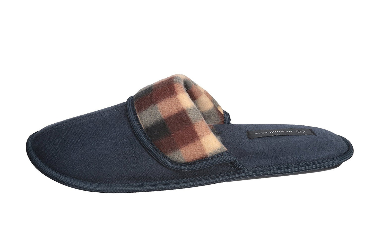 Roxoni Men's Suede Scuff Slipper Classic Style House Slipper