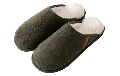 Roxoni Men's Warm Soft Furr House Memory Foam Slipper