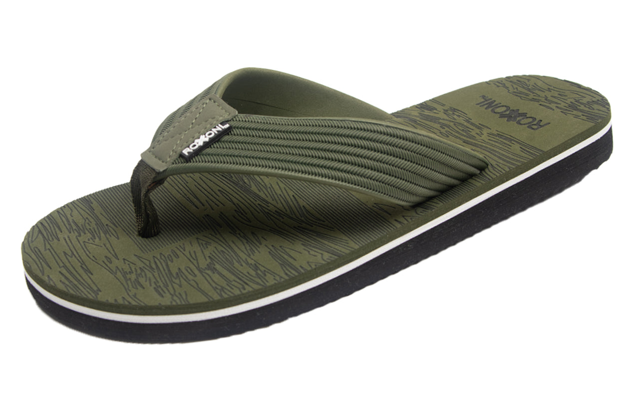 Roxoni Men's Lightweight Outdoor/Indoor Summer Slippers