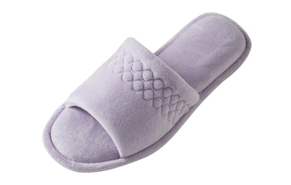 Roxoni Women Coral Fleece Slippers - Unique Cotton Filled Top, Soft and Warm Slip-On for Relaxing at Home