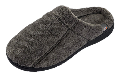 Pupeez Boy’s Terry Clog Big Kids Slippers