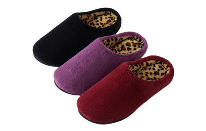 Roxoni Women’s Clog Slippers Microterry Memory Foam Comfy Footbed