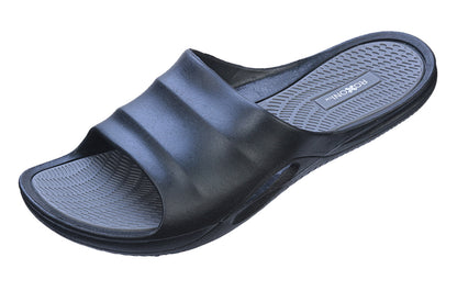 Roxoni Men's Comfort Open Toe Slide Sandals, Anti Skid Rubber Sole Slipper