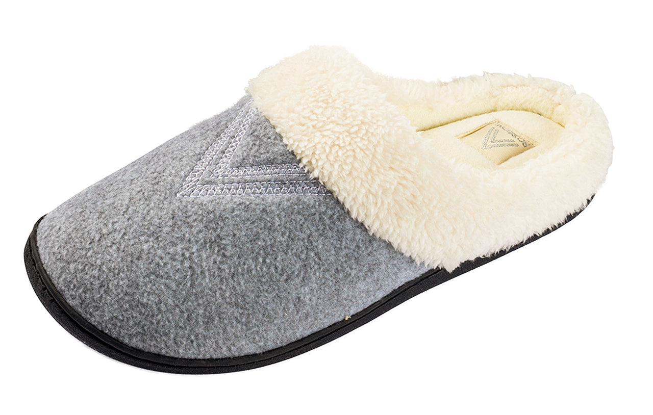 Roxoni Women's Slippers Wool-Like Fleece Lined Clog Comfort House Shoe
