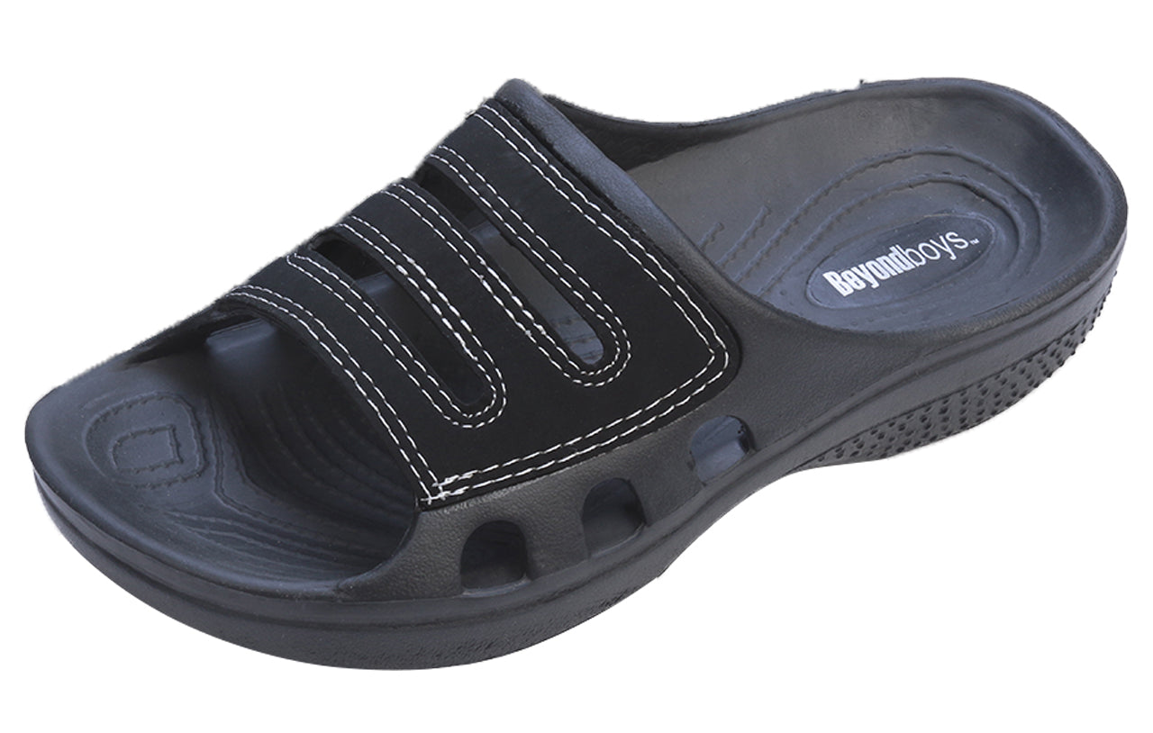 Boy's Waterproof Slippers Shower Pool Rubber Clog Outdoor Sandals