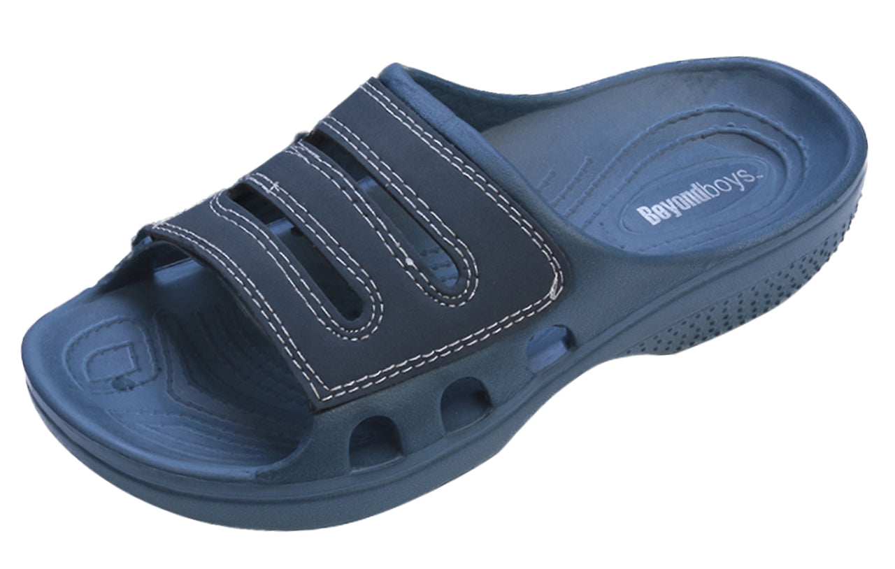 Boy's Waterproof Slippers Shower Pool Rubber Clog Outdoor Sandals
