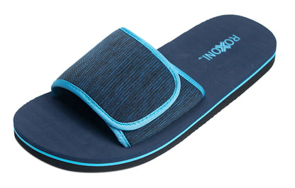 Roxoni Boys and Men’s Open Toe Slipper Sandals for Indoor/Outdoor Fashion Father and Son Matching Slippers