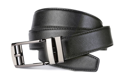 Men's Roxoni Ultra Soft Geniune Leather Ratchet Belt with Automatic Buckle