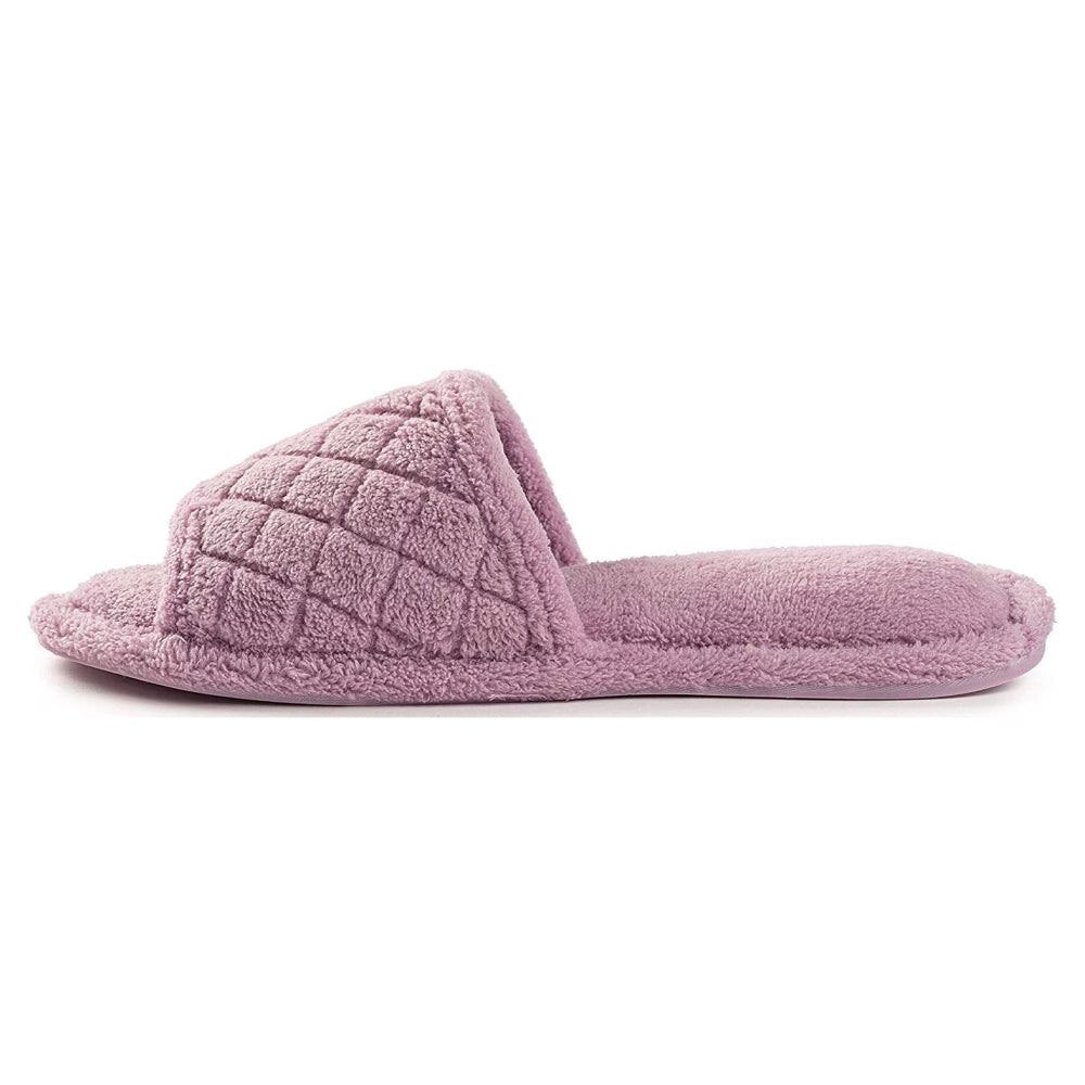 Roxoni Women’s Quilted Terry Cloth Spa Slipper