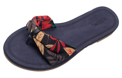 Floral Lace Strap Slippers for Women – Cute Womens Slippers with Color Flower Patterns – Boho Indoor Outdoor for Summers – Stylish & Trendy Casual Slippers