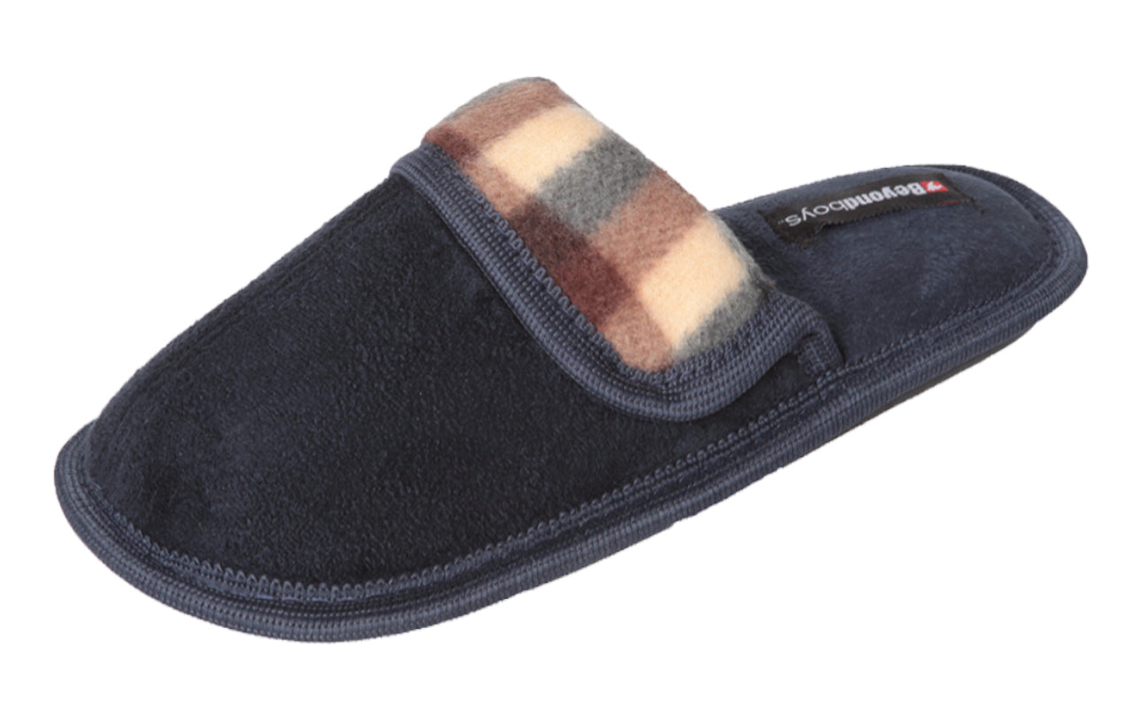 Pupeez Boys Slipper Scuff Soft Comfort Kids Classic House Shoes