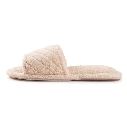 Roxoni Women’s Quilted Terry Cloth Spa Slipper