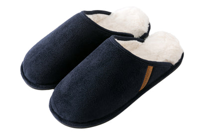 Roxoni Men's Warm Soft Furr House Memory Foam Slipper