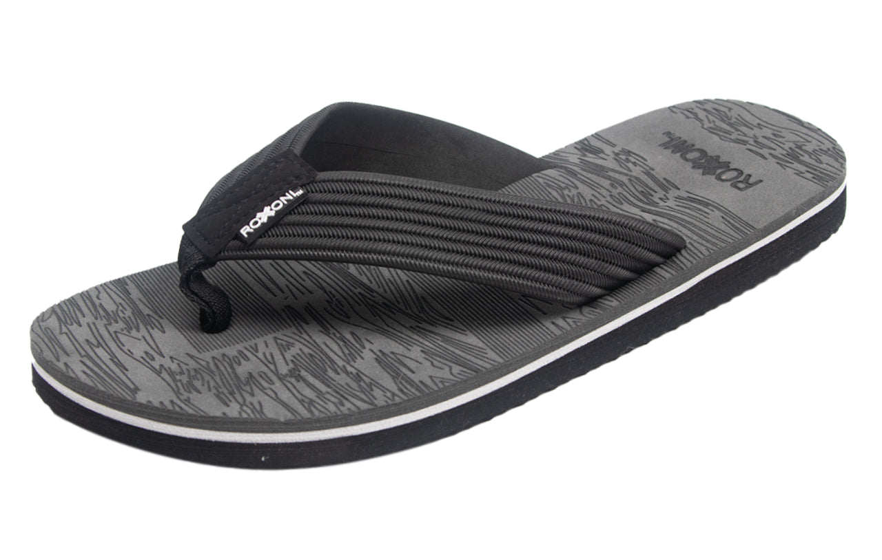 Roxoni Men's Lightweight Outdoor/Indoor Summer Slippers