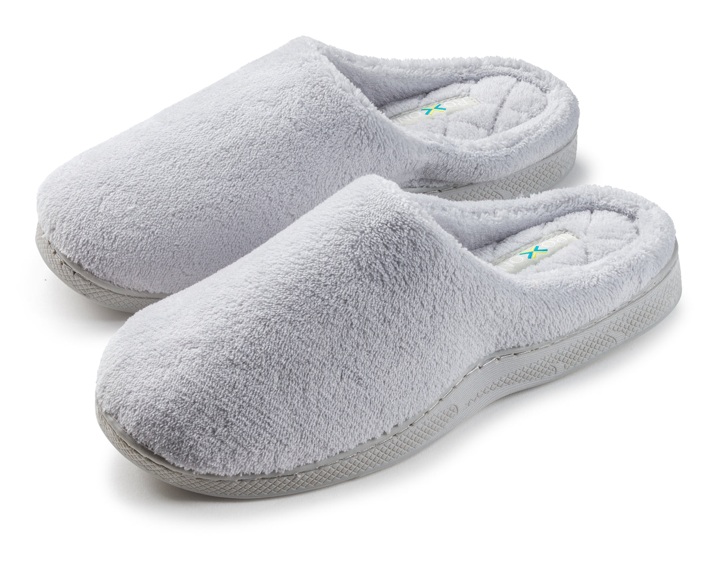 Roxoni Women's Plush Slip On Memory Foam Indoor Outdoor