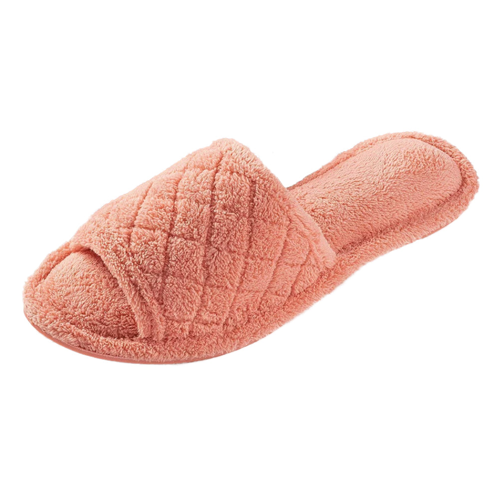 Roxoni Women’s Quilted Terry Cloth Spa Slipper