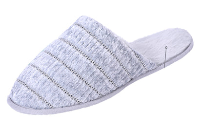 ROXONI Women Slipper Cozy Memory Foam, Indoor Outdoor Rubber Sole