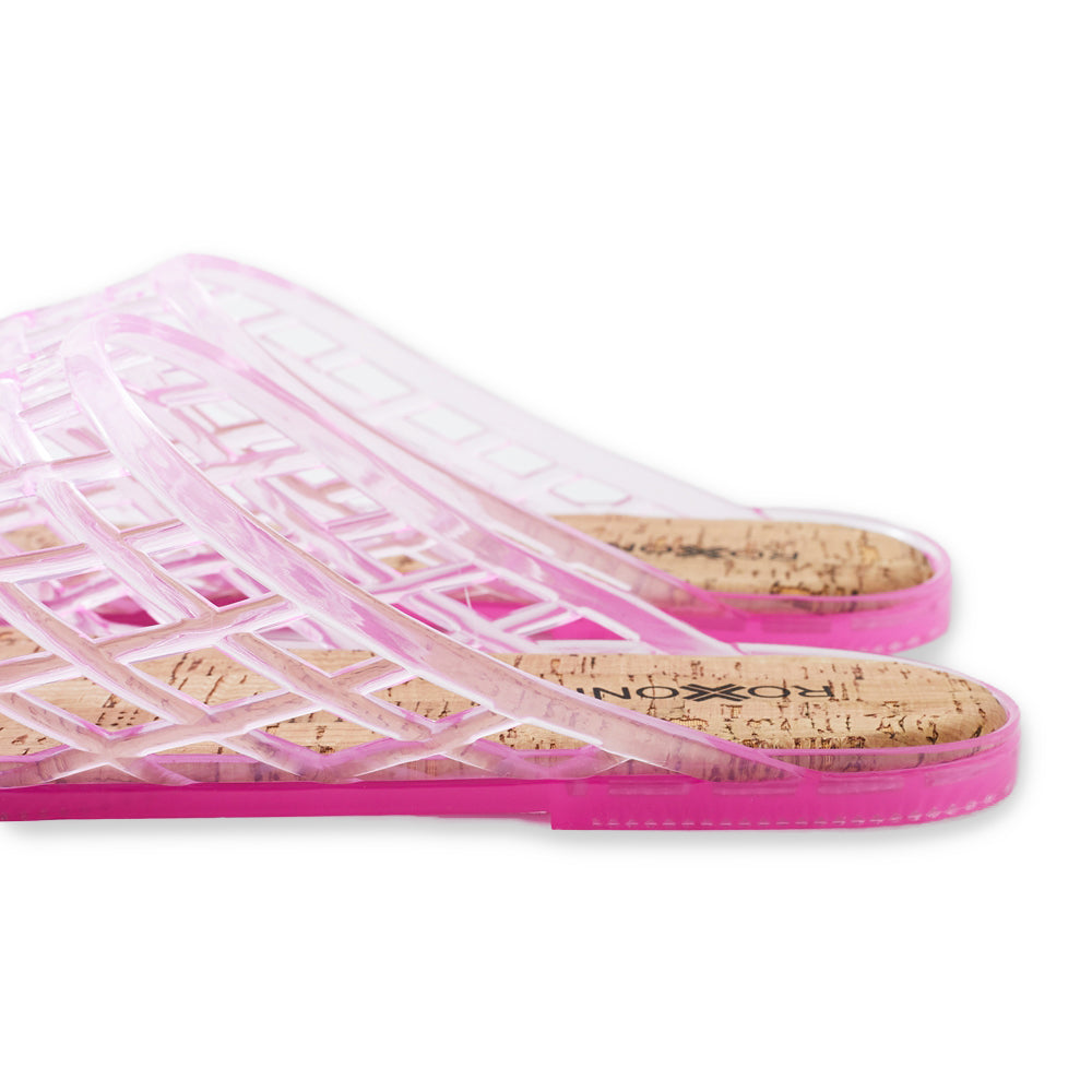 Roxoni Women’s Jelly Clog Sandals Breathable Mesh Slip On Lightweight Casual Summer Garden Beach Shoes